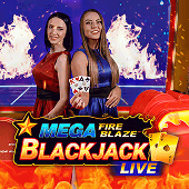 Mega Fire Blaze Blackjack Live - Playtech Live Casino Game
